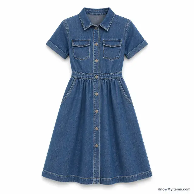 Denim Dress product photograph matching this style definition