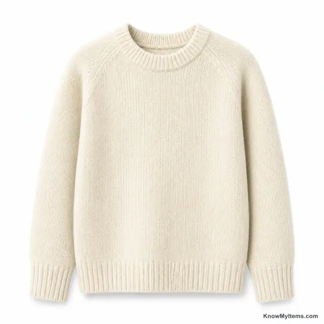 Sweater product photograph matching this style definition