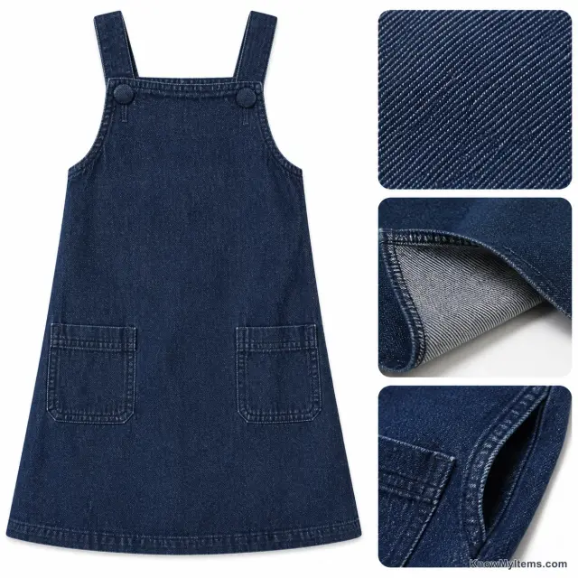 Denim product photograph matching this feature definition