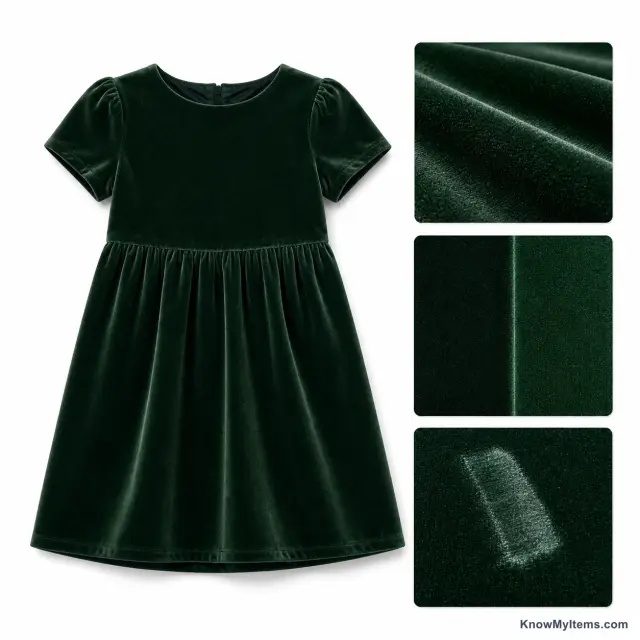 Velvet product photograph matching this feature definition