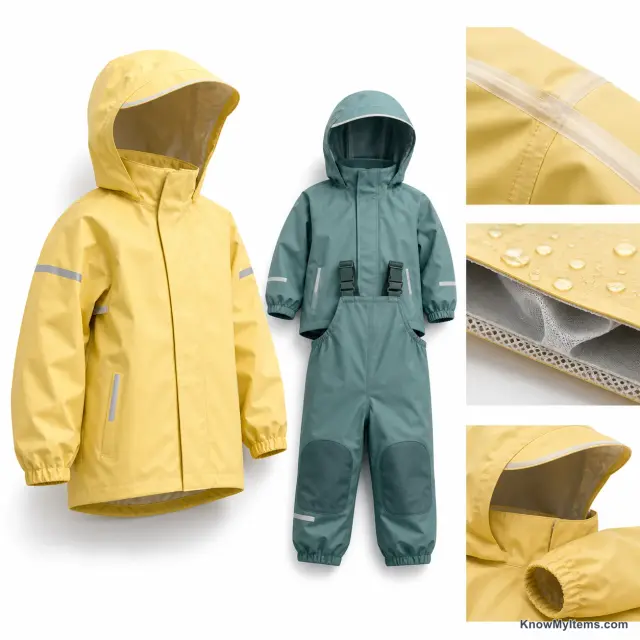 Raincoats & Rain Suits product photograph matching this style definition