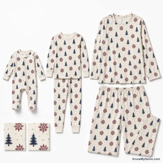 Matching Family Pajamas product photograph matching this style definition