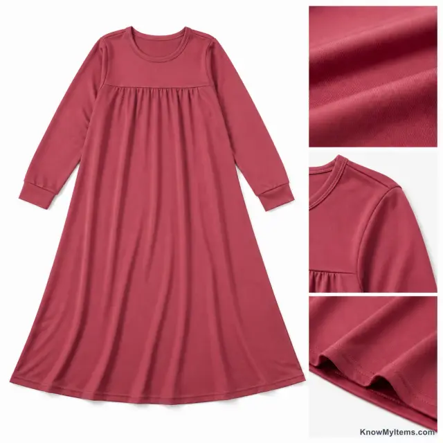 Nightgown product photograph matching this style definition