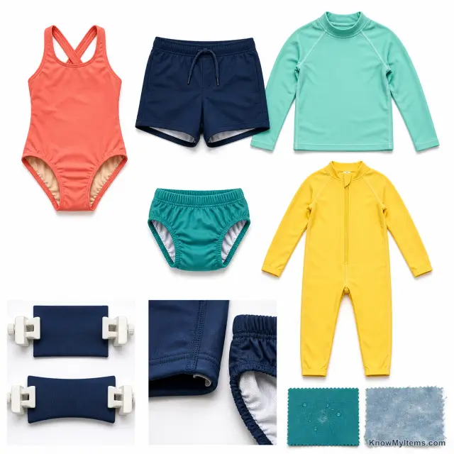 Kid's Swimwear product photograph matching this buying guide