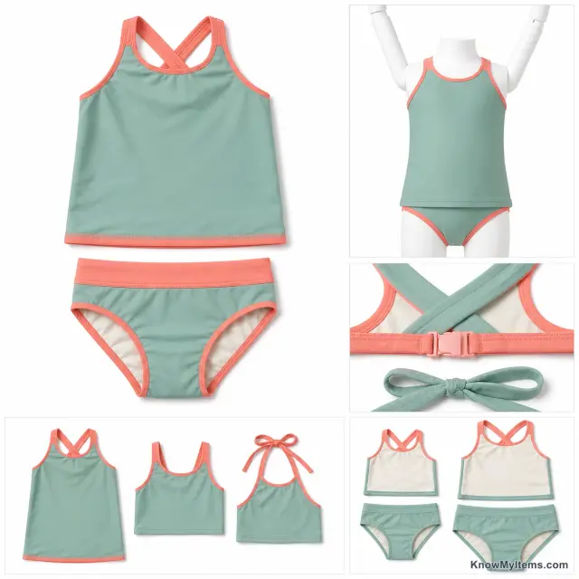 Two-Piece Swim Set product photograph matching this style definition