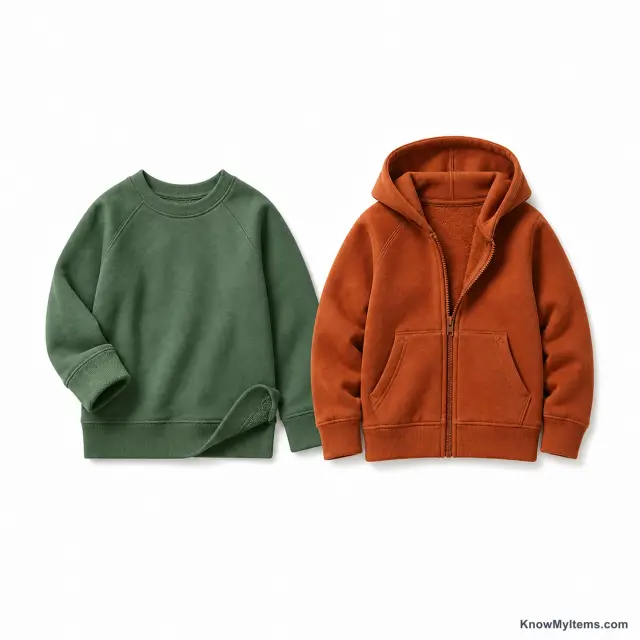 Sweatshirt & Hoodie product photograph matching this style definition