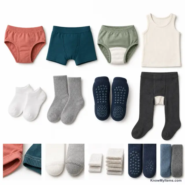 Kid's Underwear & Socks product photograph matching this buying guide