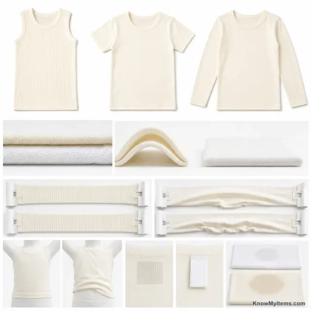 Undershirts product photograph matching this style definition