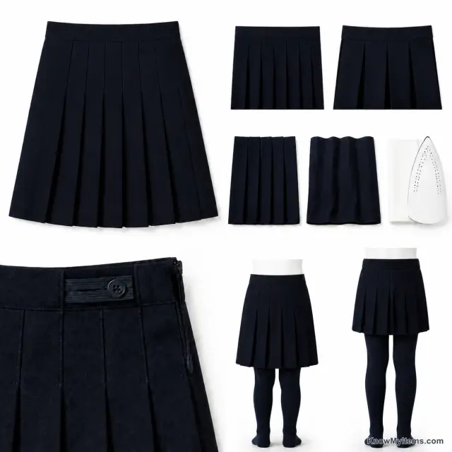 Pleated Skirt product photograph matching this style definition