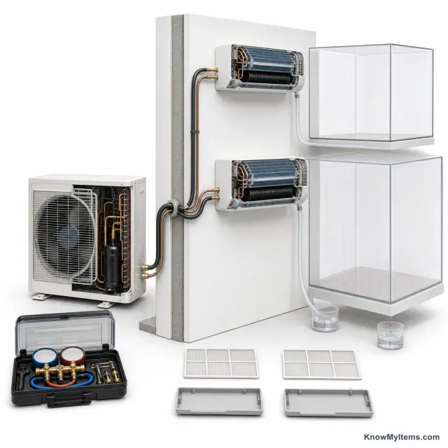Ductless Mini-Split product photograph matching this style definition