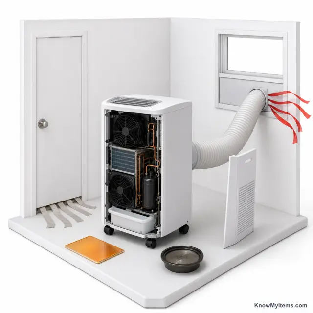 Portable Air Conditioner product photograph matching this style definition