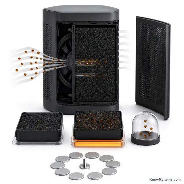 Activated Carbon Air Purifier product photograph matching this style definition