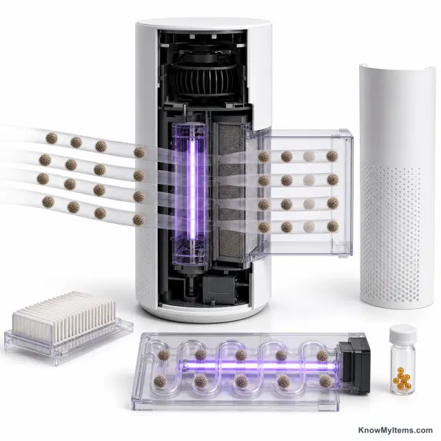 UV-C Air Purifier product photograph matching this style definition