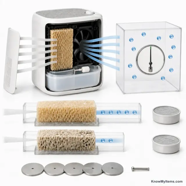 Evaporative Humidifier product photograph matching this style definition