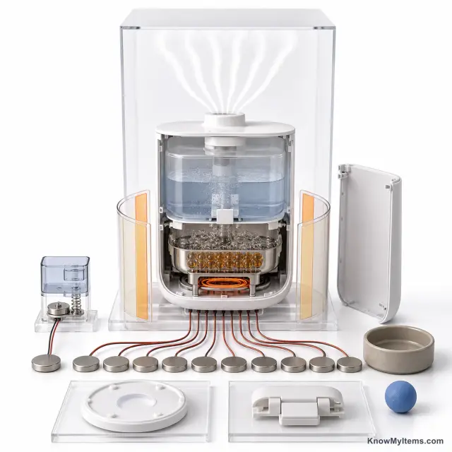 Warm Mist Humidifier product photograph matching this style definition