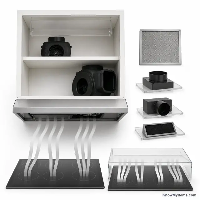 Under-Cabinet Range Hood product photograph matching this style definition