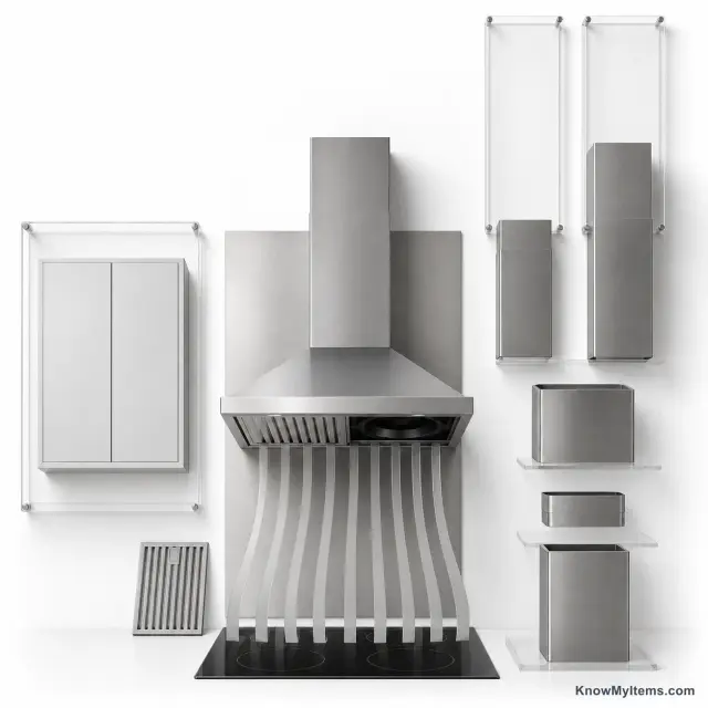 Wall-Mount Chimney Hood product photograph matching this style definition