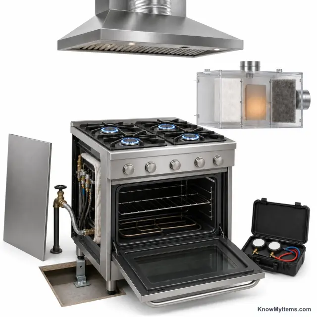 Gas Range product photograph matching this style definition