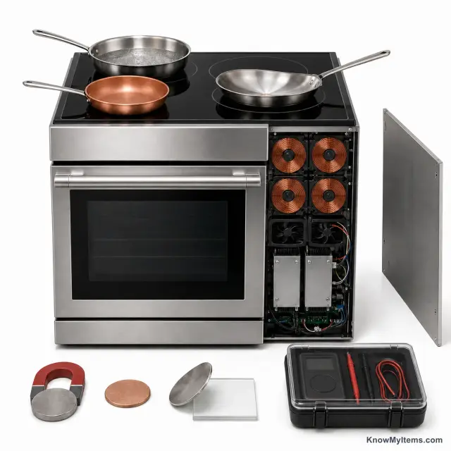 Induction Range product photograph matching this style definition