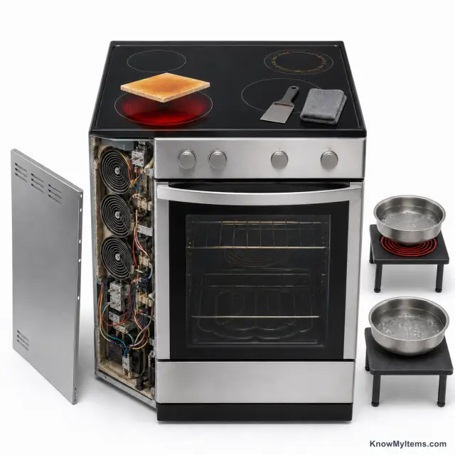 Radiant Electric Range product photograph matching this style definition