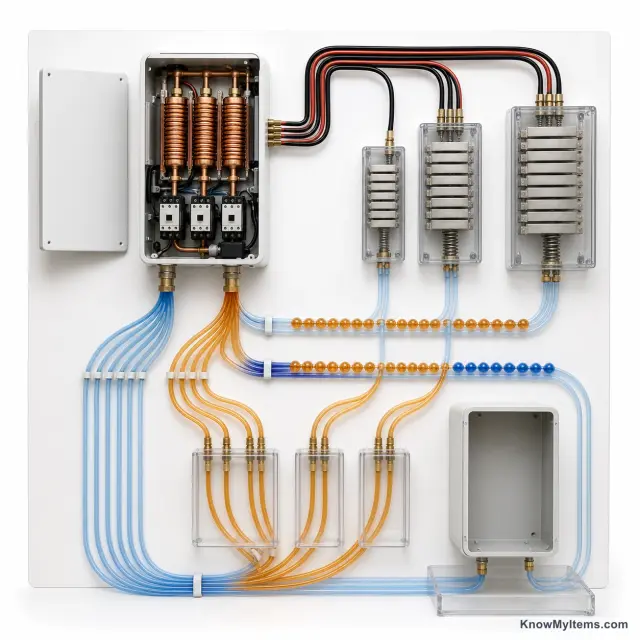 Electric Tankless Water Heater product photograph matching this style definition