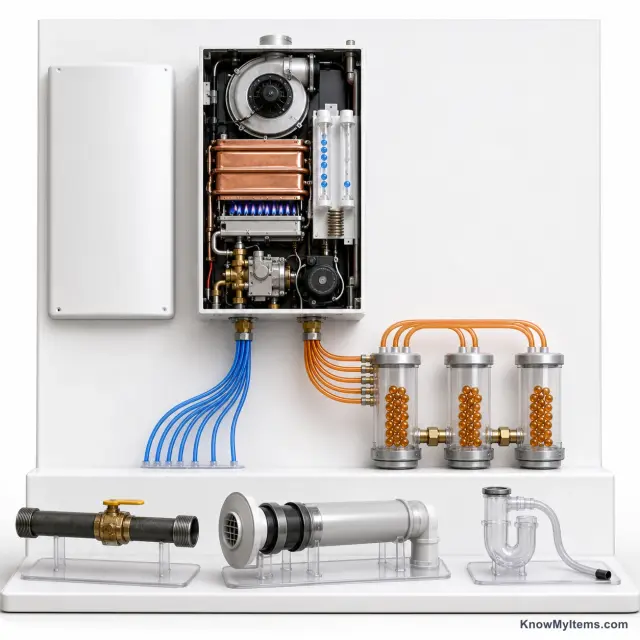 Gas Tankless Water Heater product photograph matching this style definition