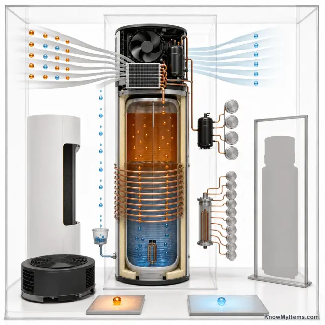 Heat Pump Water Heater product photograph matching this style definition