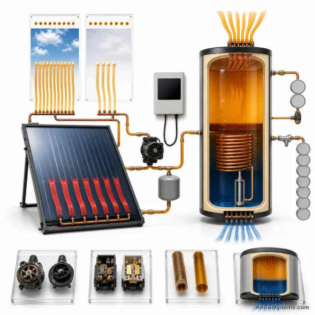 Solar Water Heater product photograph matching this style definition