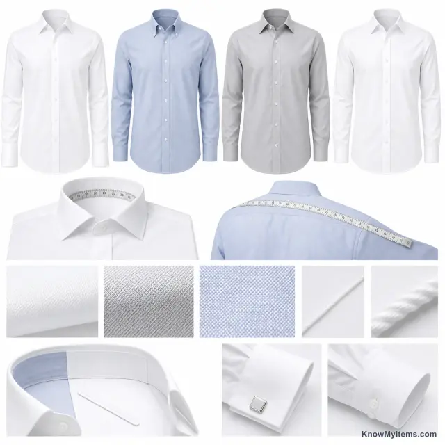 Men's Dress Shirts product photograph matching this buying guide