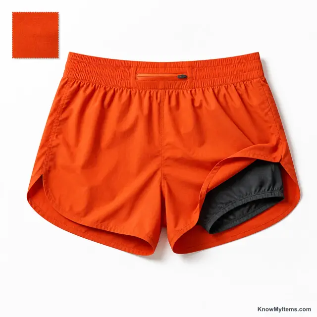 Running Shorts product photograph matching this style definition