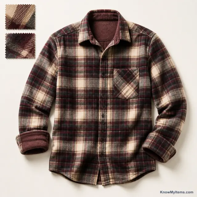 Flannel Shirt product photograph matching this style definition