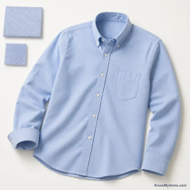 Oxford Cloth Button-Down Shirt product photograph matching this style definition