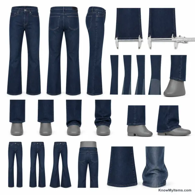 Bootcut product photograph matching this feature definition