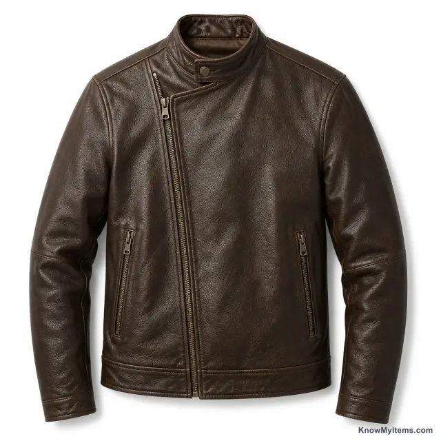 Leather Jacket product photograph matching this style definition