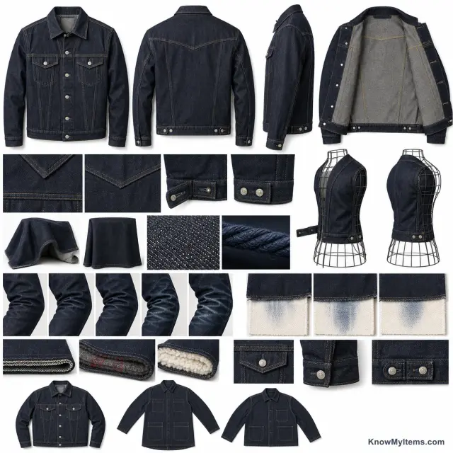 Trucker Jacket product photograph matching this style definition
