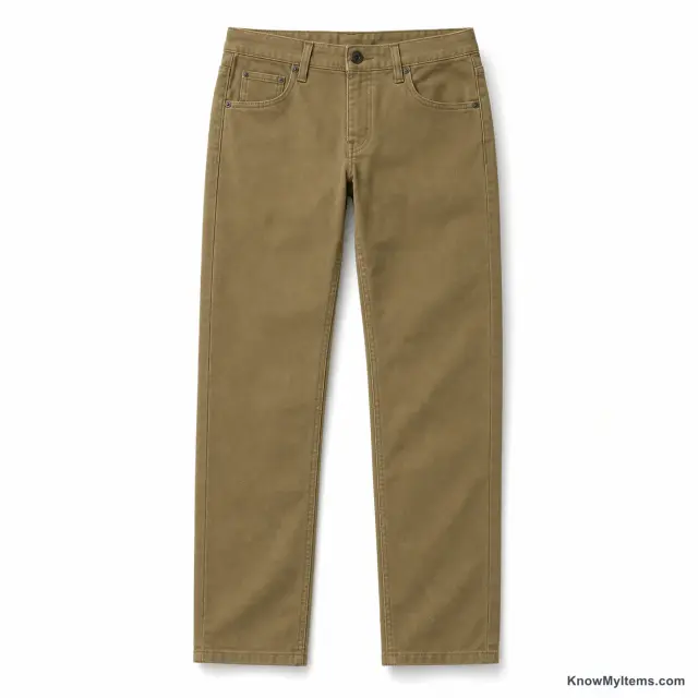 Five Pocket Pants product photograph matching this style definition