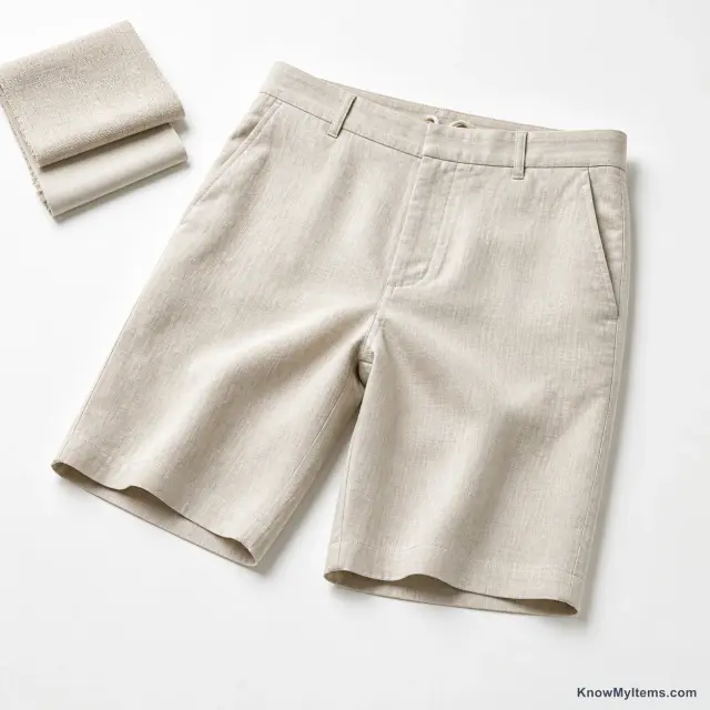 Linen Shorts product photograph matching this style definition