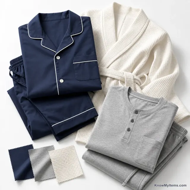 Men's Pajamas & Robes product photograph matching this buying guide