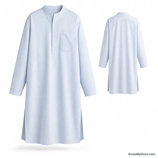 Nightshirt product photograph matching this style definition