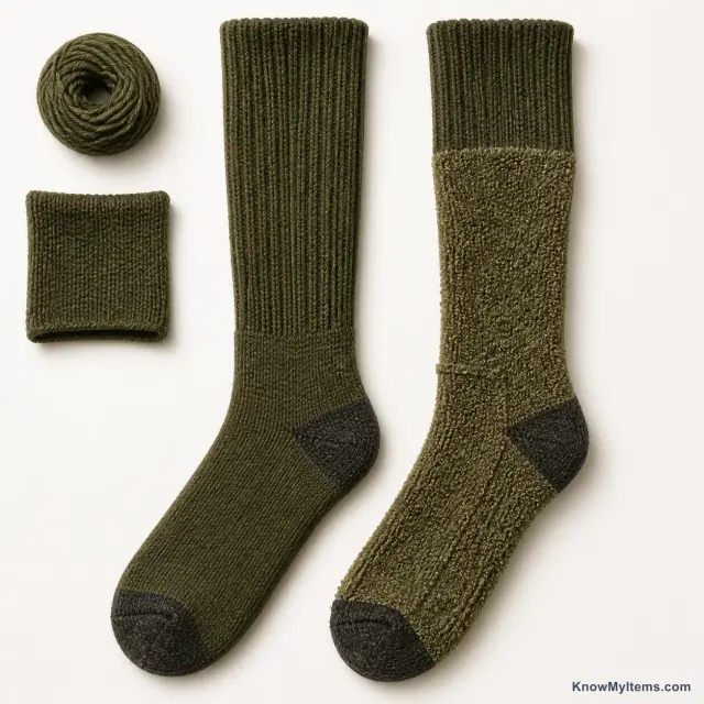 Boot Socks product photograph matching this style definition