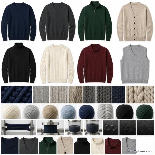 Men's Sweaters product photograph matching this buying guide