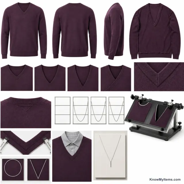 V-Neck product photograph matching this feature definition