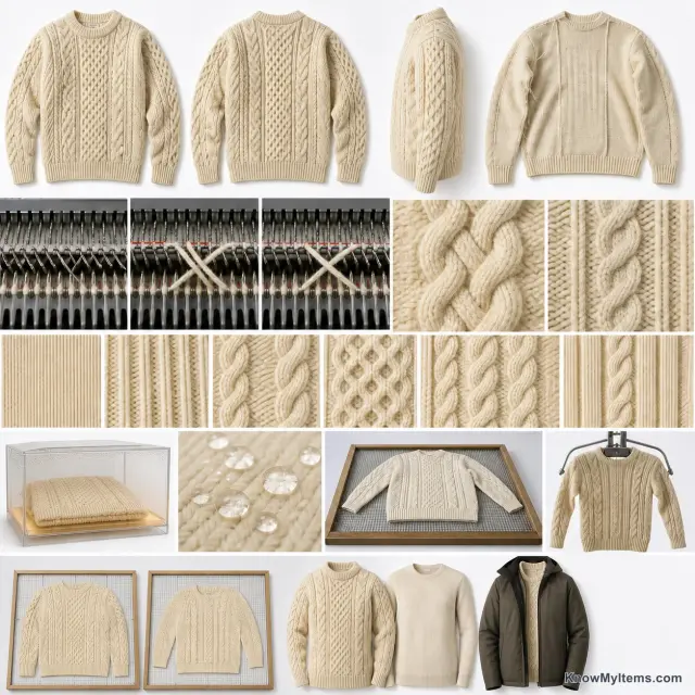 Cable Knit product photograph matching this style definition