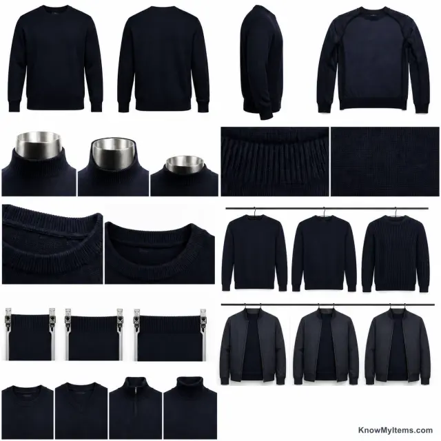 Crewneck Sweater product photograph matching this style definition