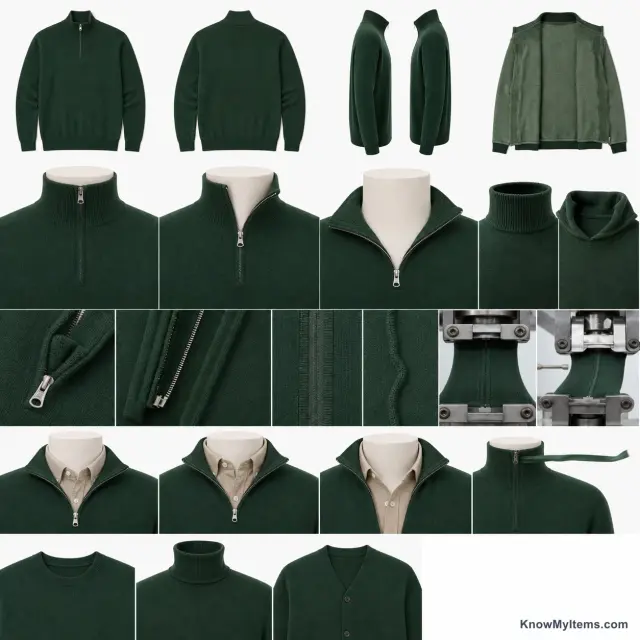 Quarter-Zip product photograph matching this style definition