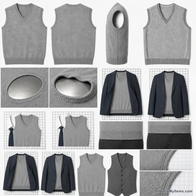 Sweater Vest product photograph matching this style definition