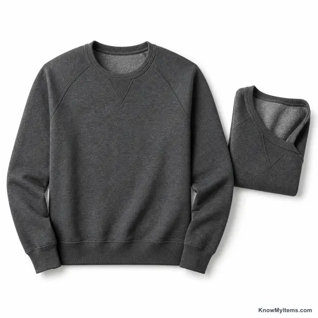 Crewneck Sweatshirt product photograph matching this style definition