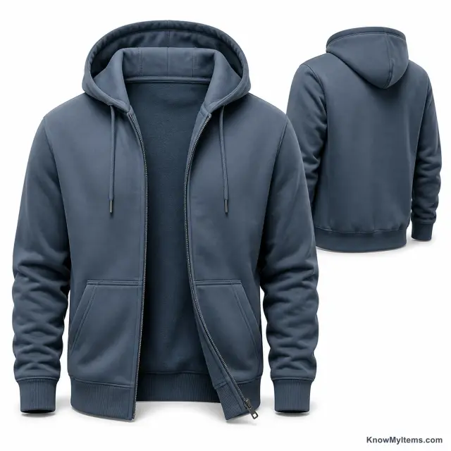 Full-Zip Hoodie product photograph matching this style definition