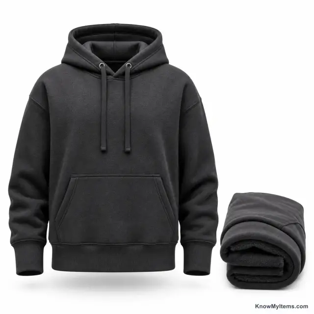 Heavyweight Fleece Hoodie product photograph matching this style definition