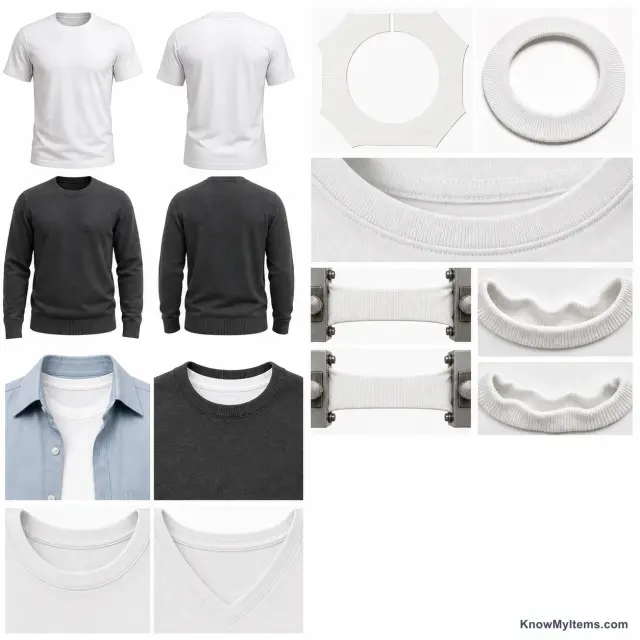 Crew Neck product photograph matching this feature definition